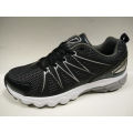 Nova moda PU + Mesh segurança Outdoor Running Shoes para homens